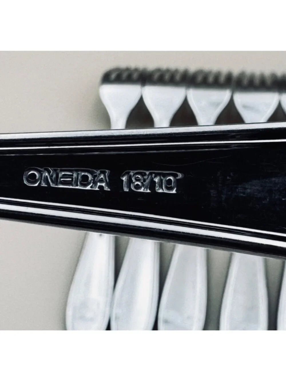 Set of 6 Oneida TRESS HOLLIS Dinner Forks Stainless Steel